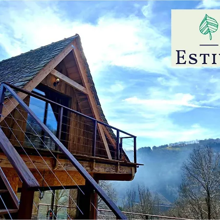 Ferienhaus Estiva - Le Belvedere - Piscine, Spa, Vue Grandiose *
